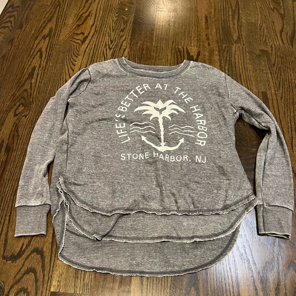 Fins Stone Harbor crewneck sweatshirt small